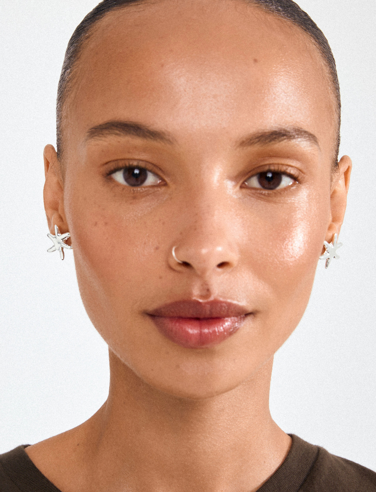 Pilgrim Prism Earrings Silver-Plated, One Size, Silver, Øreringe > Ørestikker, Dame