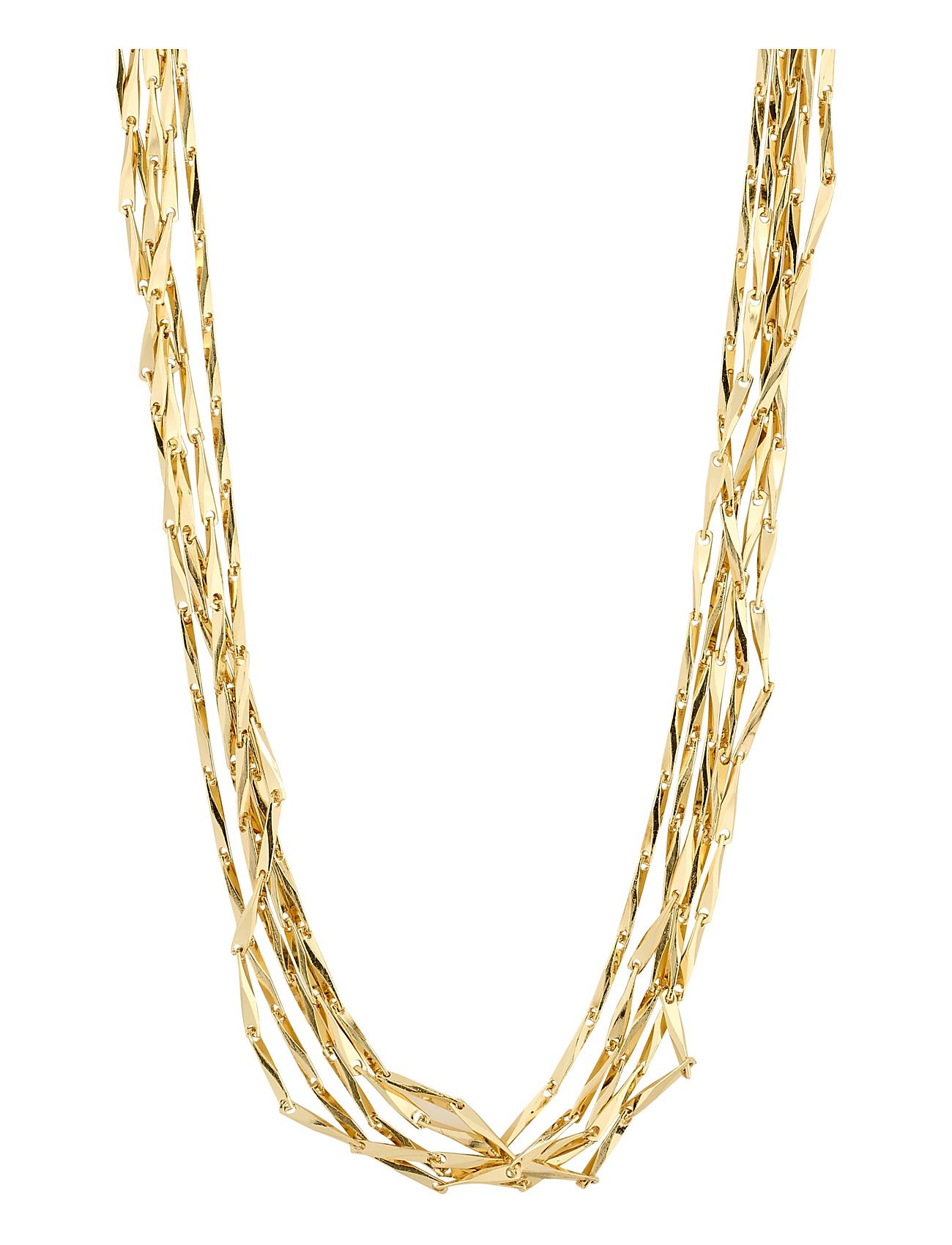 Connect Recycled Necklace Gold Pilgrim