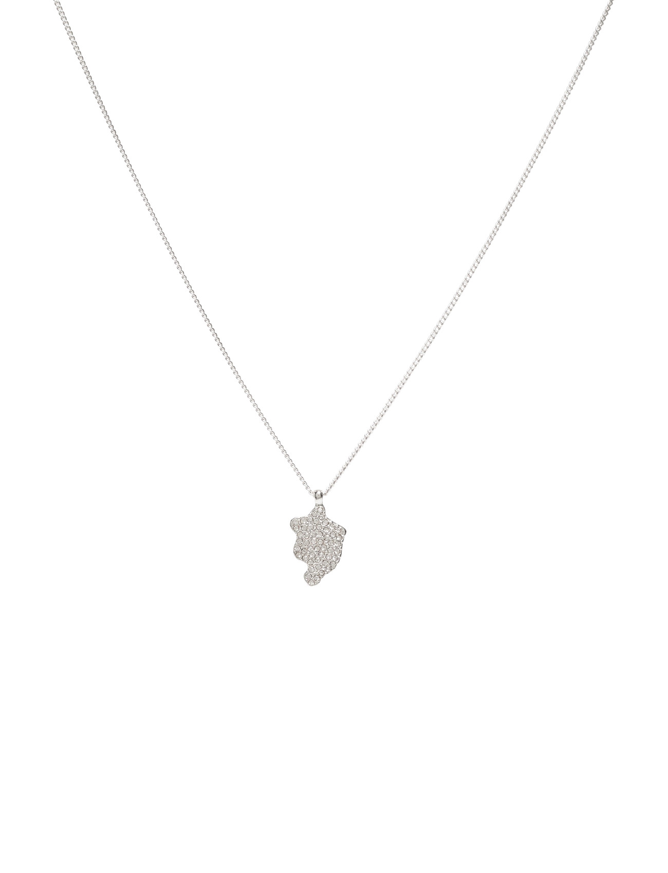 PILGRIM Connect Crystal Kette Silber-Plated Silber - One Size - Damen