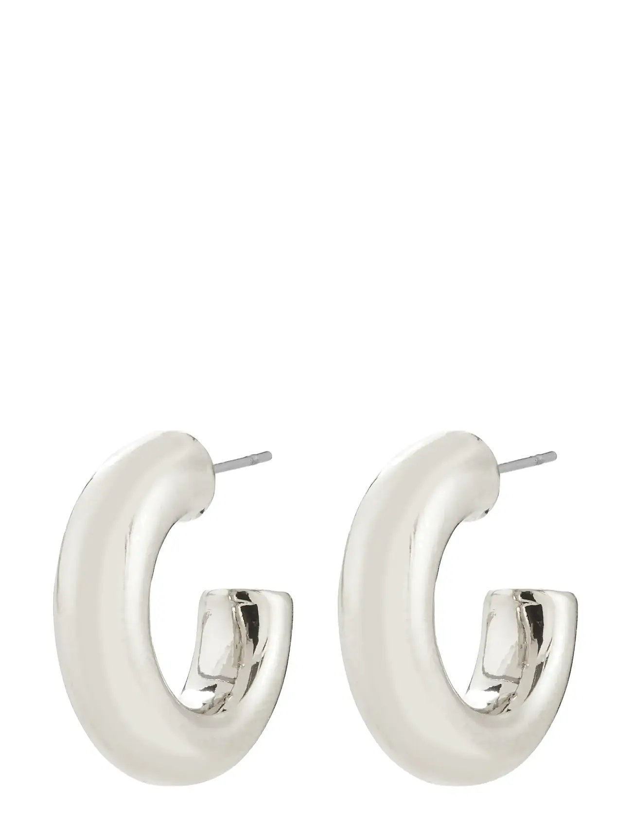 PILGRIM Phase Klein Hoops Silber-Plated Silber - One Size - Damen