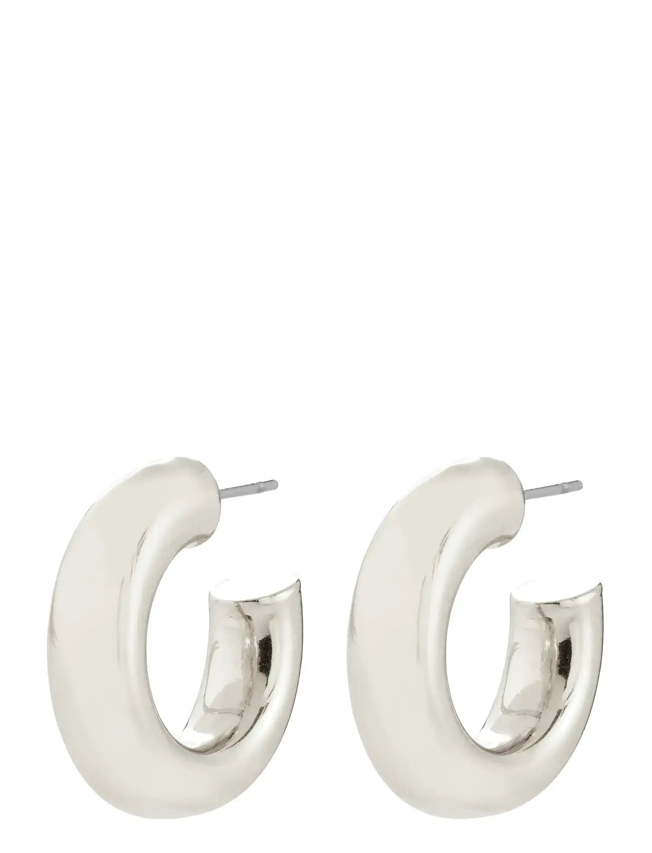 PILGRIM Phase Medium Hoops Silber-Plated Gold - One Size - Damen
