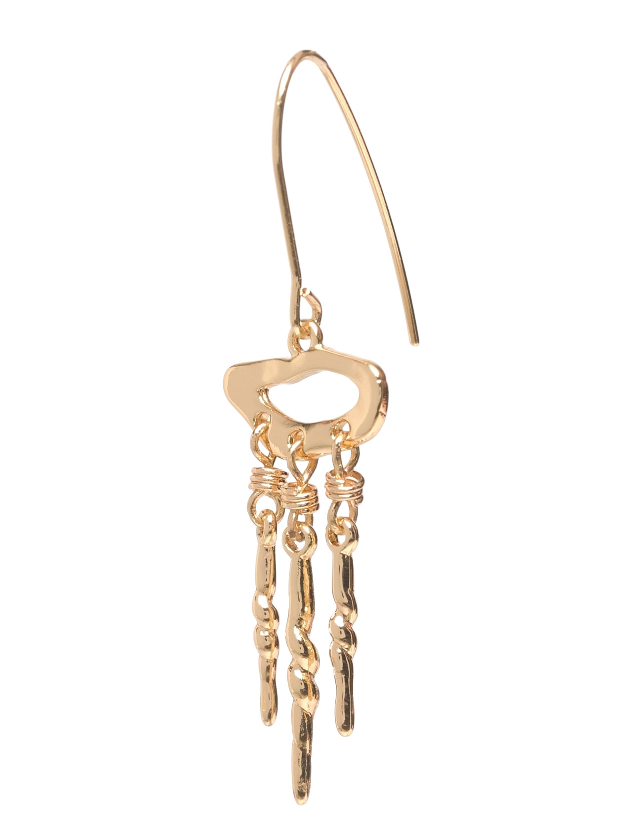 Pilgrim Breeze Earrings Gold-Plated, One Size, Gold, Earrings > Statement Earrings, Dame