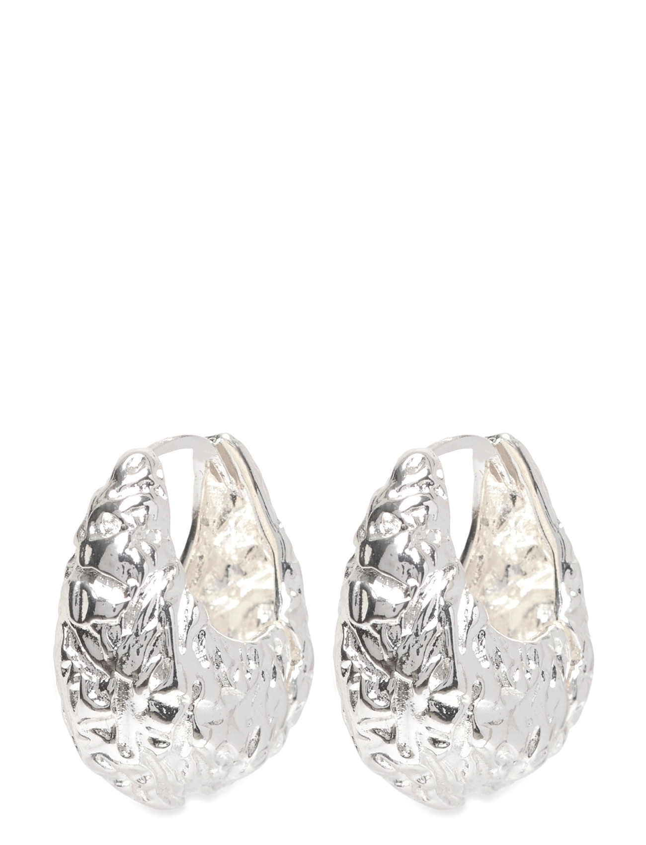 Pilgrim Lincoln Earrings Silver-Plated, One Size, Silver, Øreringe > Creoler, Dame