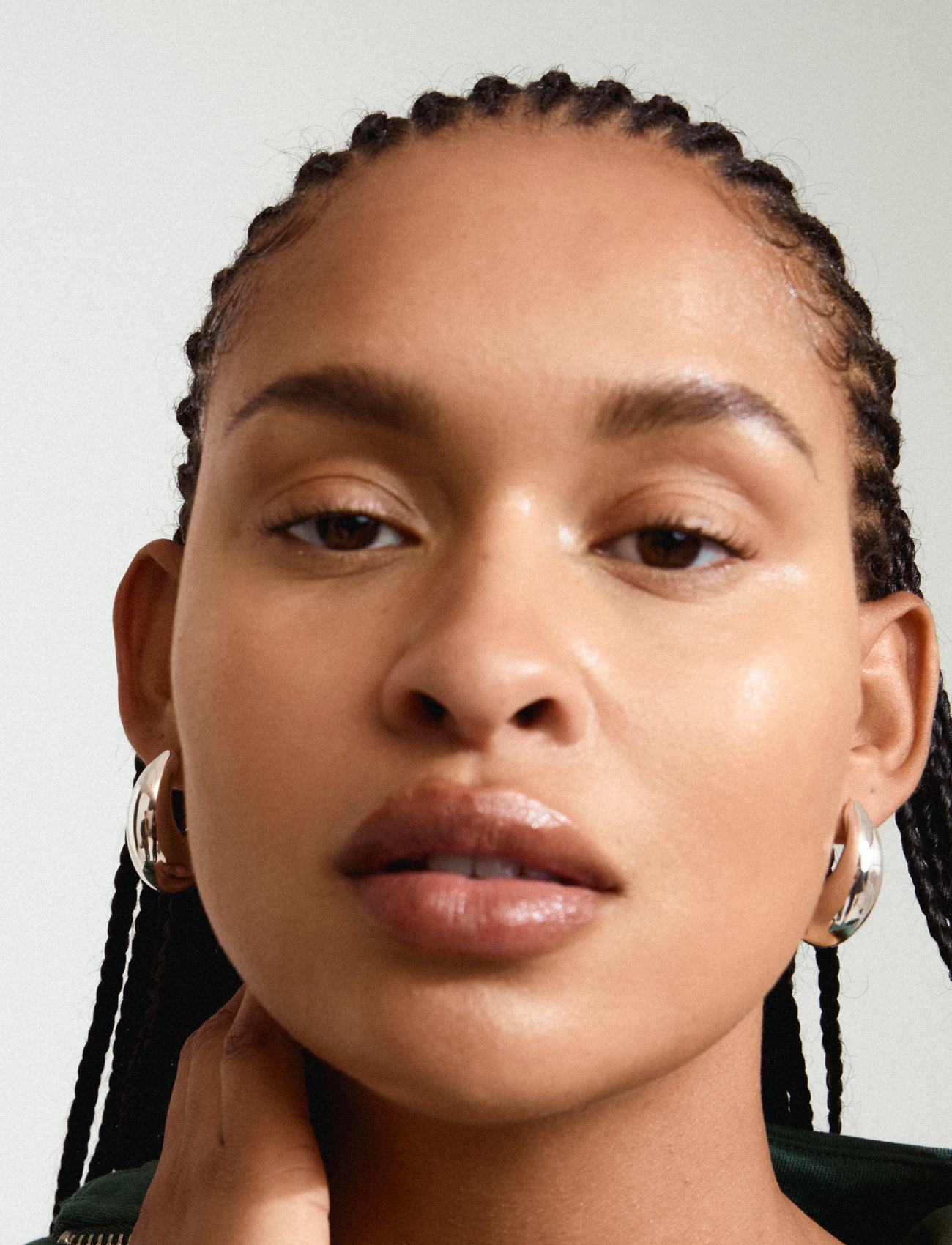 Pilgrim Rory Earrings Silver-Plated, One Size, Silver, Øreringe > Creoler, Dame