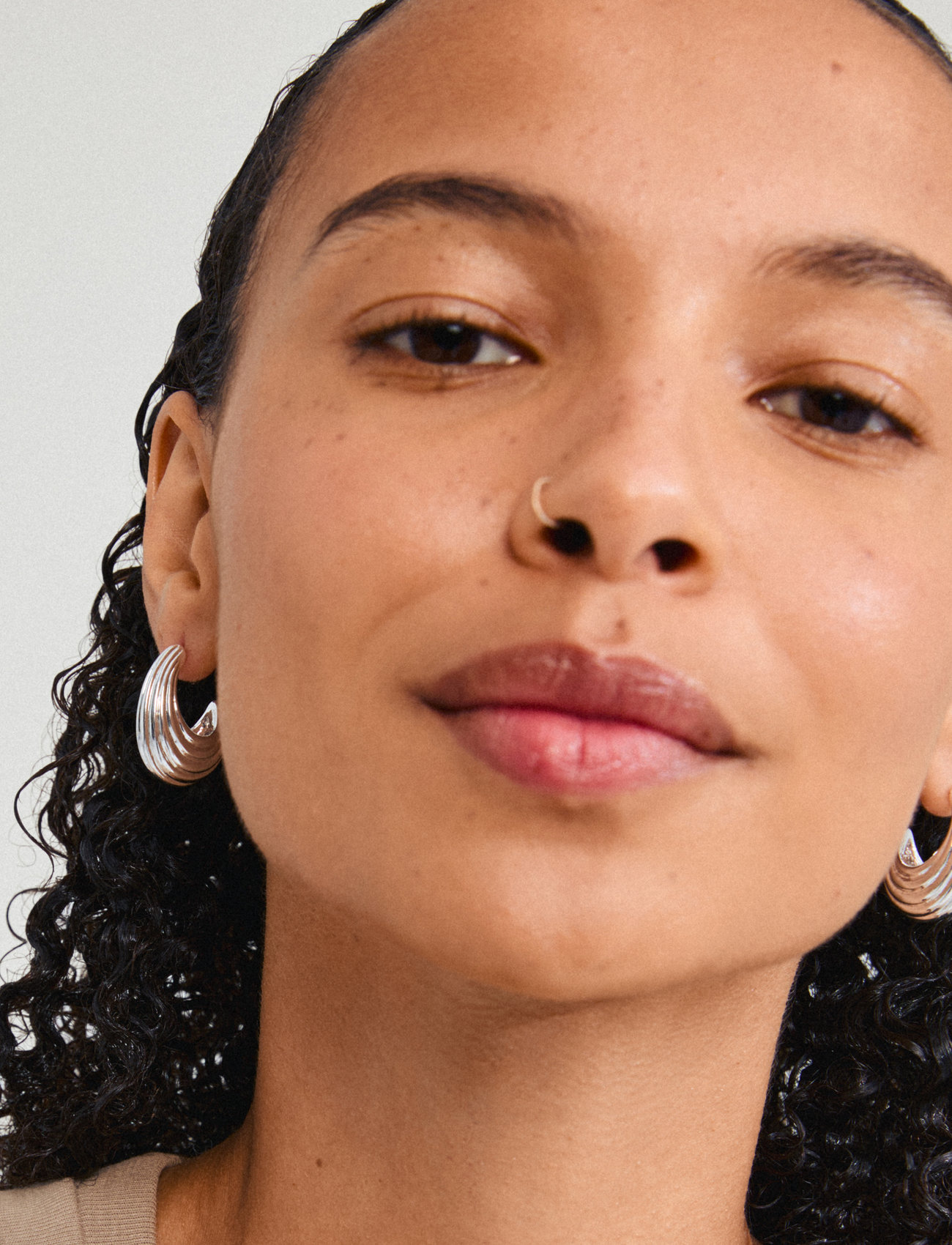 Pilgrim Asle Earrings, One Size, Silver, Øreringe > Creoler, Dame