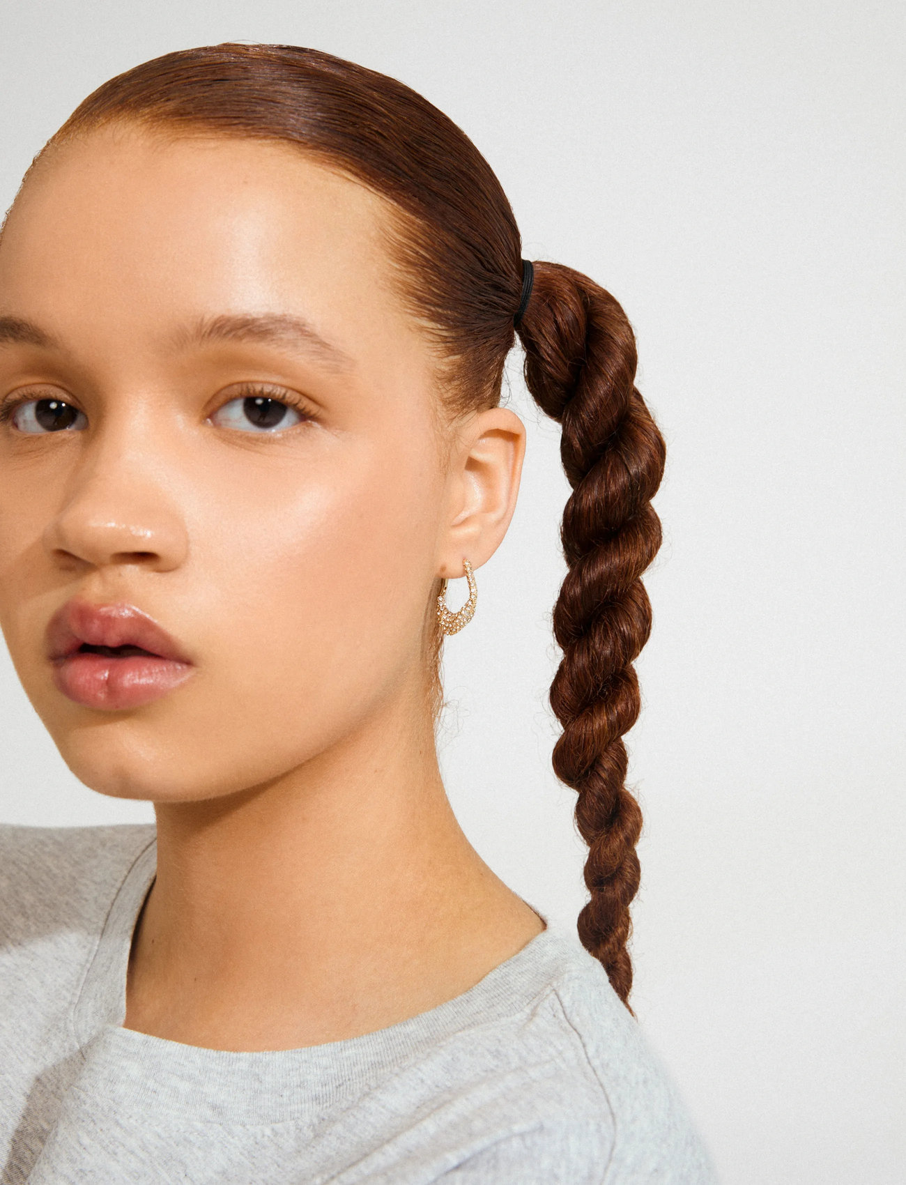 Pilgrim Fenix Earrings Gold-Plated, One Size, Gold, Øreringe > Creoler, Dame