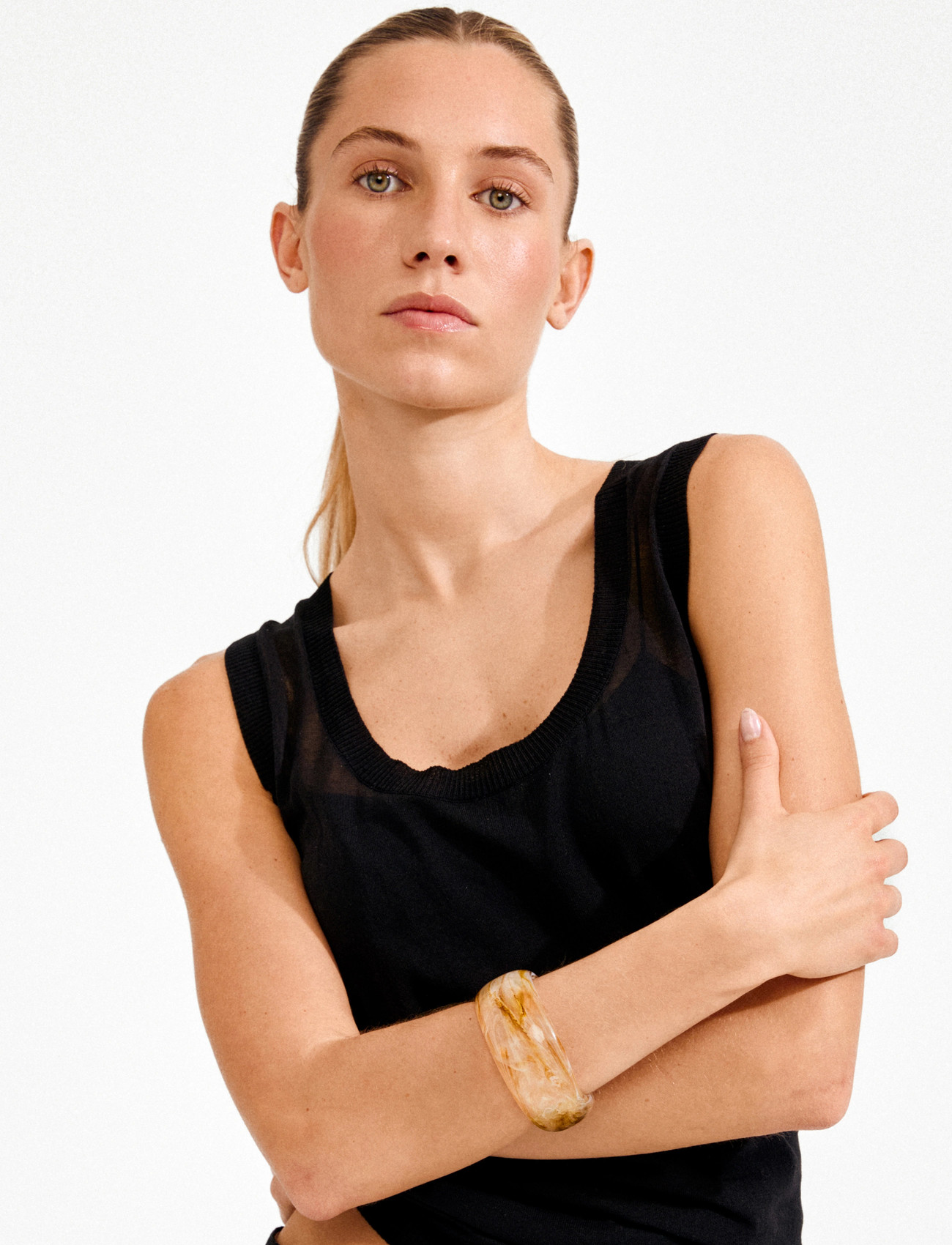 Pilgrim Aase Bracelet Creamy, One Size, Cream, Armbånd > Armringe, Dame