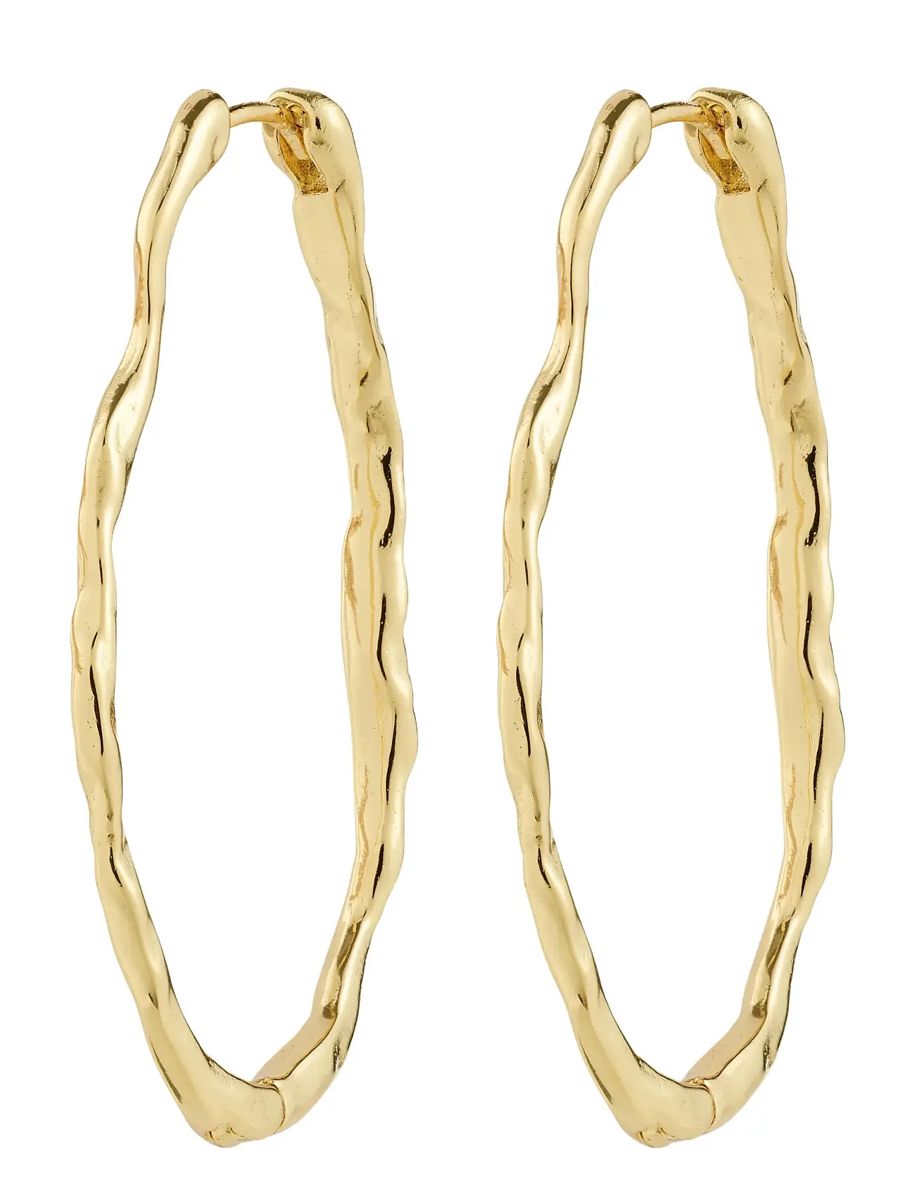 PILGRIM Timber Hoop Ohrringe Gold-Plated Gold - One Size - Damen