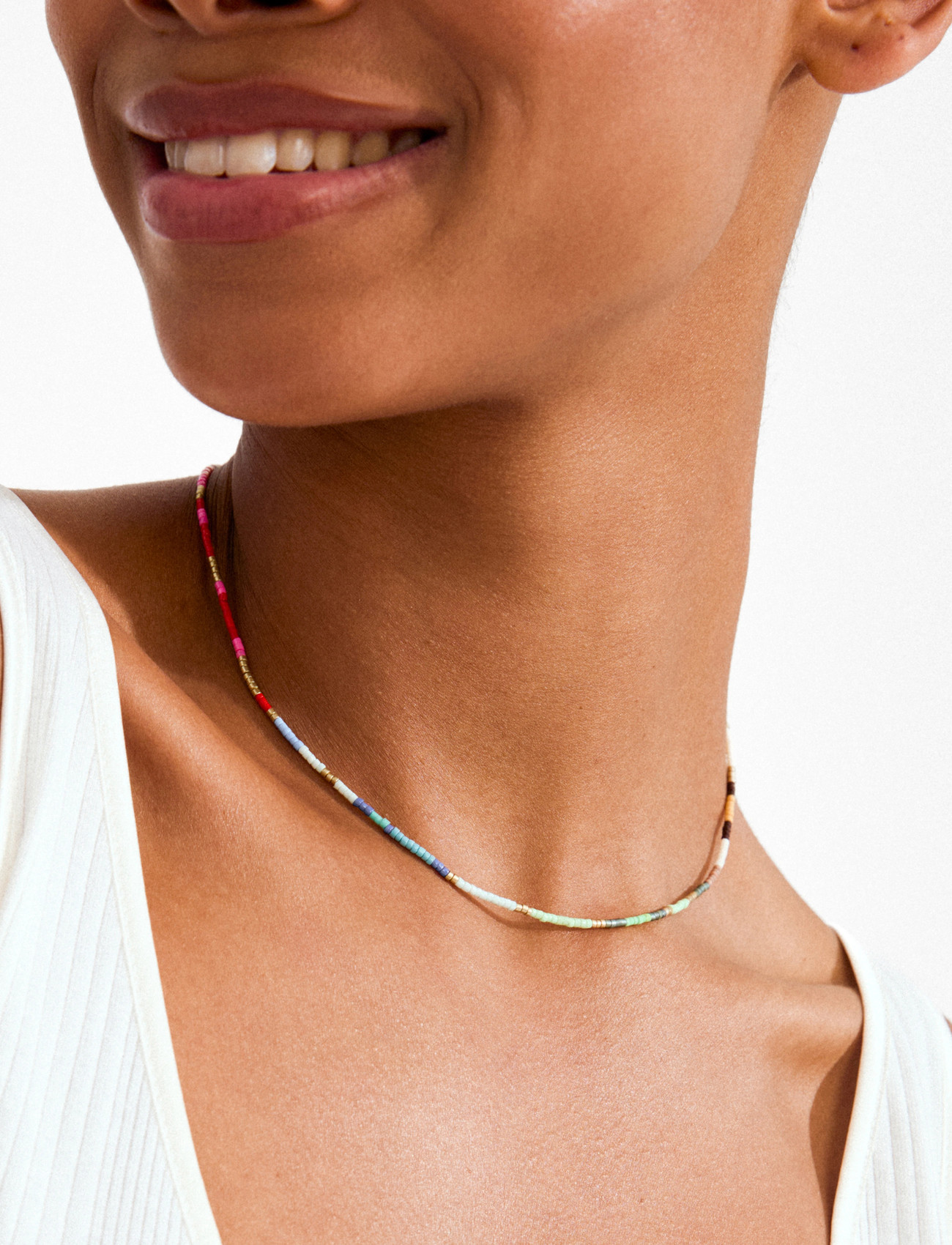 Pilgrim Alison Necklace Multi, Gold-Plated, One Size, Multi/patterned, Halskæder > Perlehalskæder, Dame