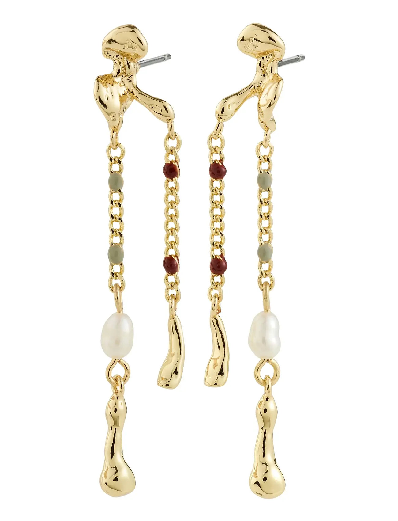 PILGRIM Reggie Ohrringe Gold-Plated Gold - One Size - Damen