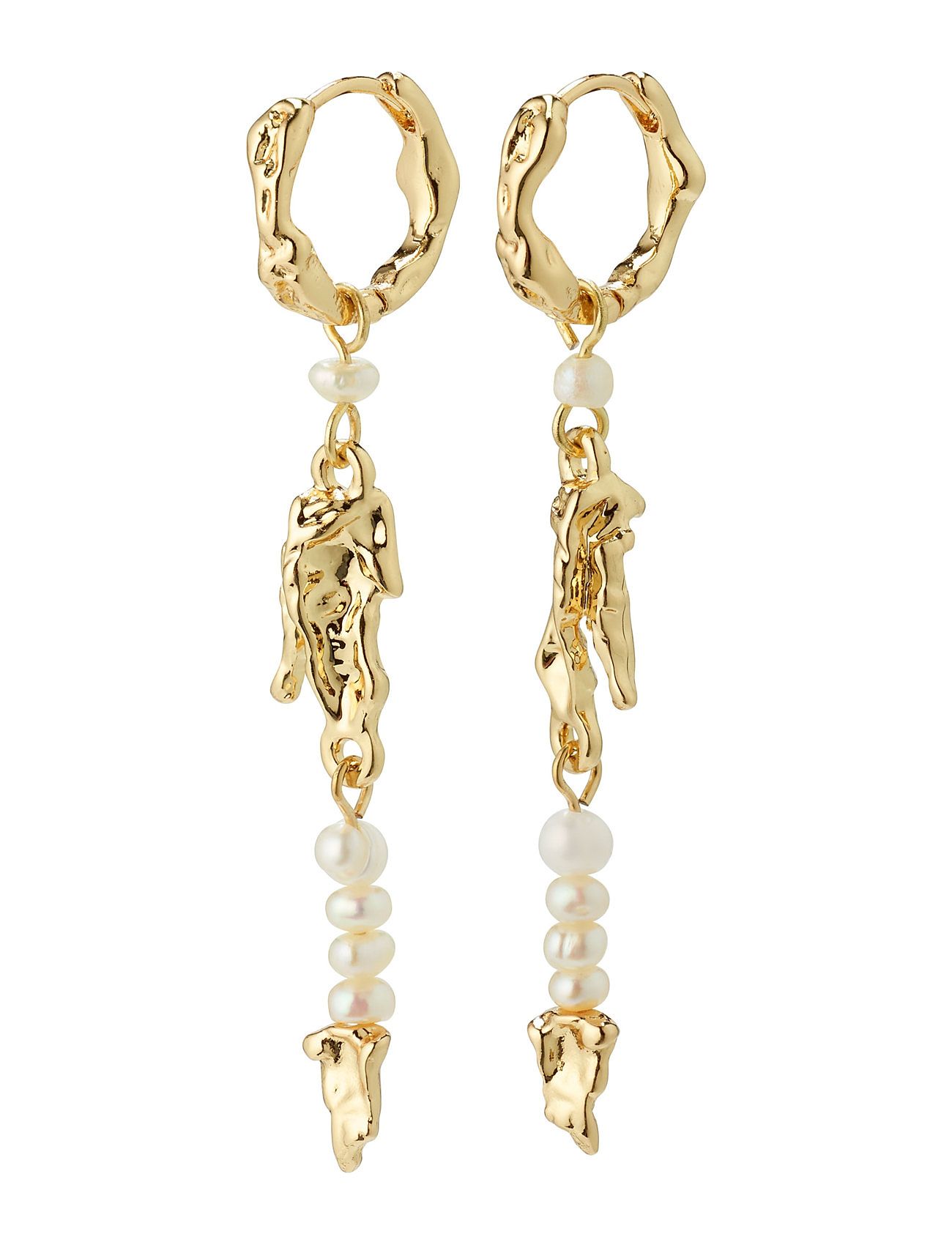 PILGRIM Niya Freshwater Pearl Ohrringe Gold-Plated Gold - One Size - Damen