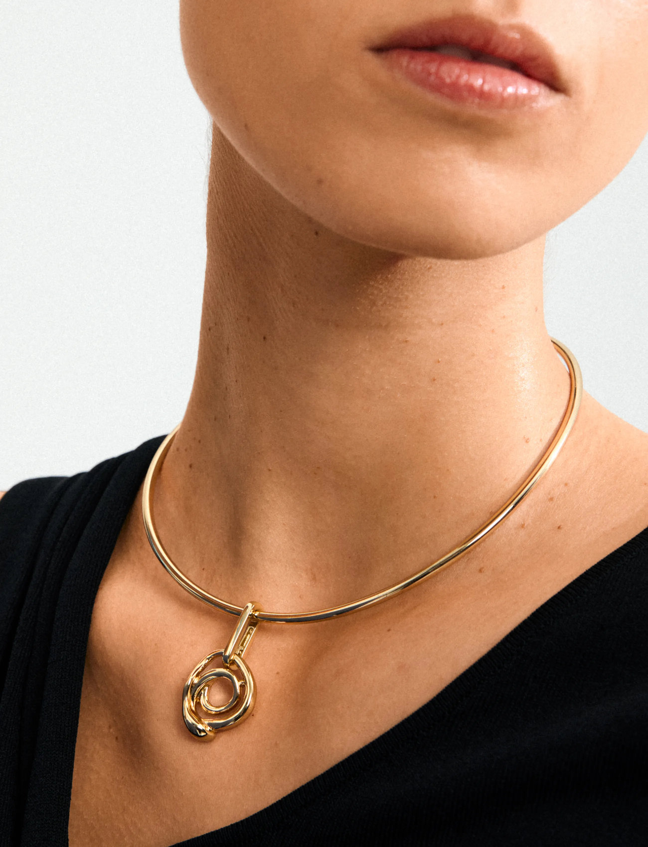 Pilgrim Charm Curl Pendant, One Size, Gold, Smykker > Vedhæng, Dame