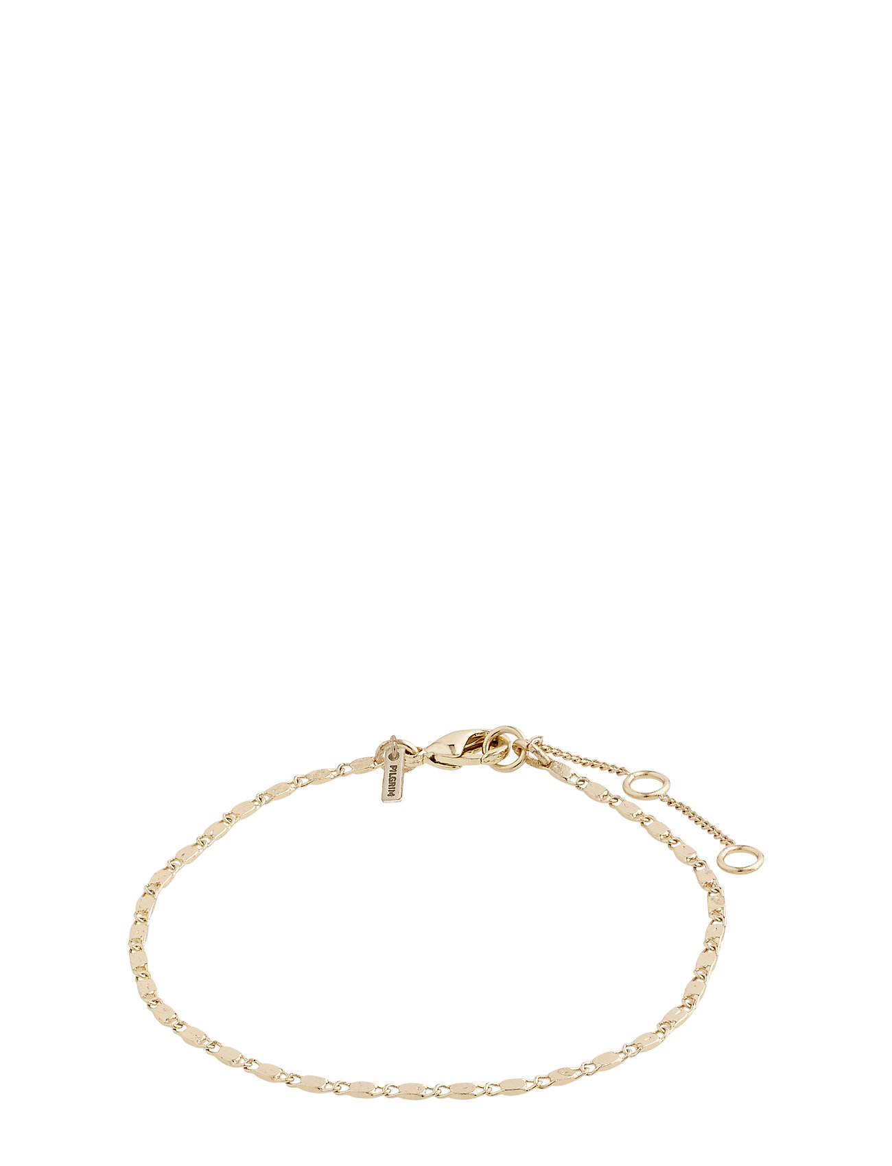 Parisa Recycled Flat Link Chain Bracelet Gold Pilgrim