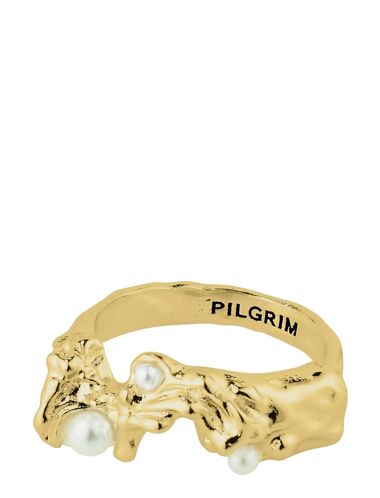 PILGRIM Raelynn Recycled Ring Gold - One Size - Damen