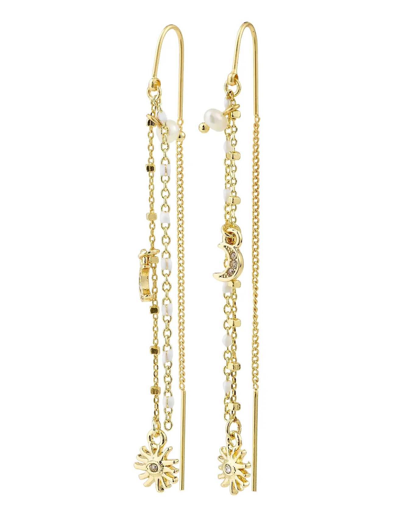 PILGRIM Mylan Chain Ohrringe Gold-Plated Gold - One Size - Damen