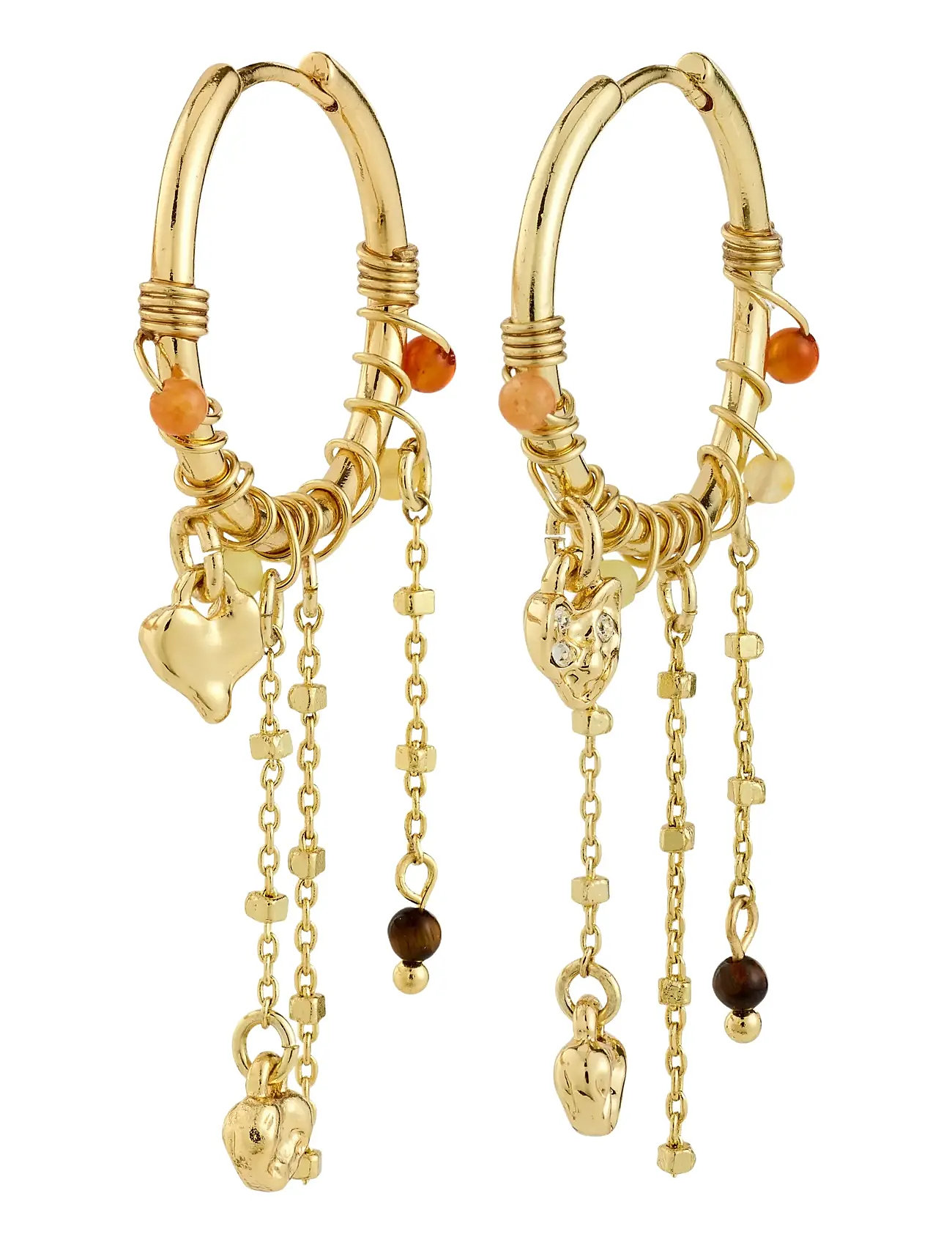 PILGRIM Mylan Ohrringe Gold-Plated Gold - One Size - Damen