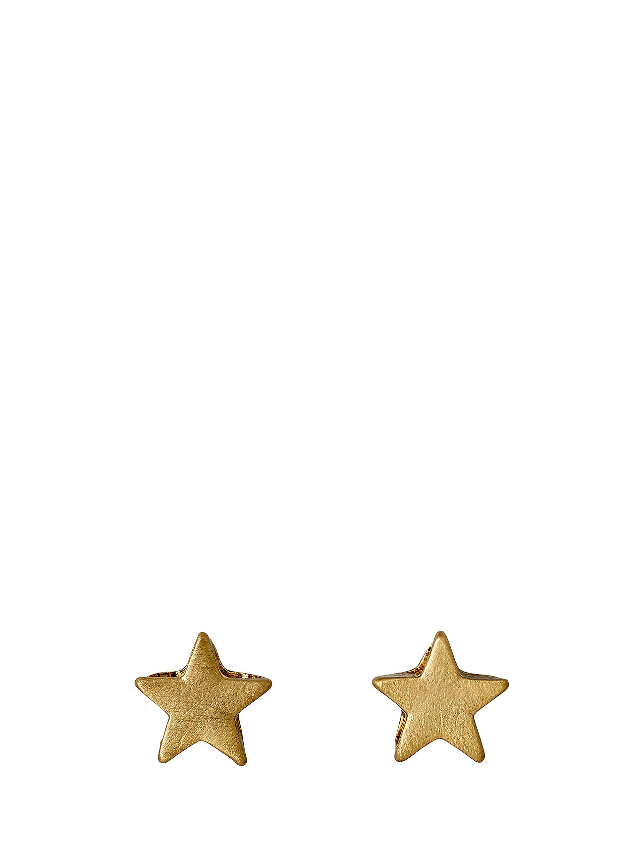 Ava Recycled Star Earrings Gold Pilgrim 41602