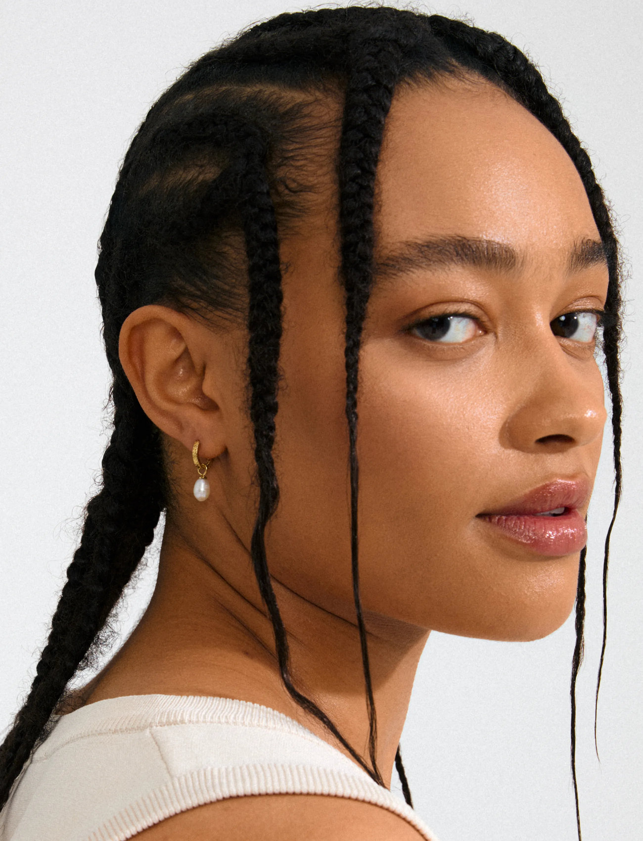 Pilgrim Elliana Earrings Gold-Plated, One Size, Gold, Øreringe > Creoler, Dame