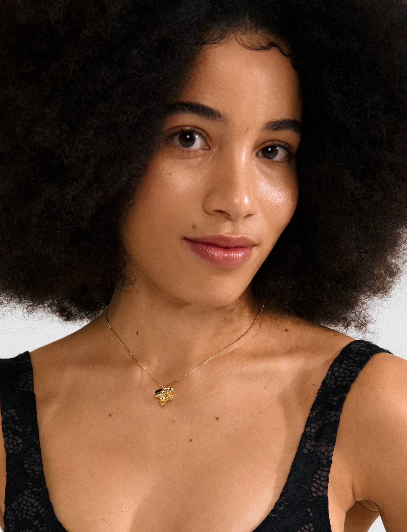 Pilgrim Luis Necklace Gold-Plated, One Size, Gold, Halskæder > Smukke Halskæder, Dame