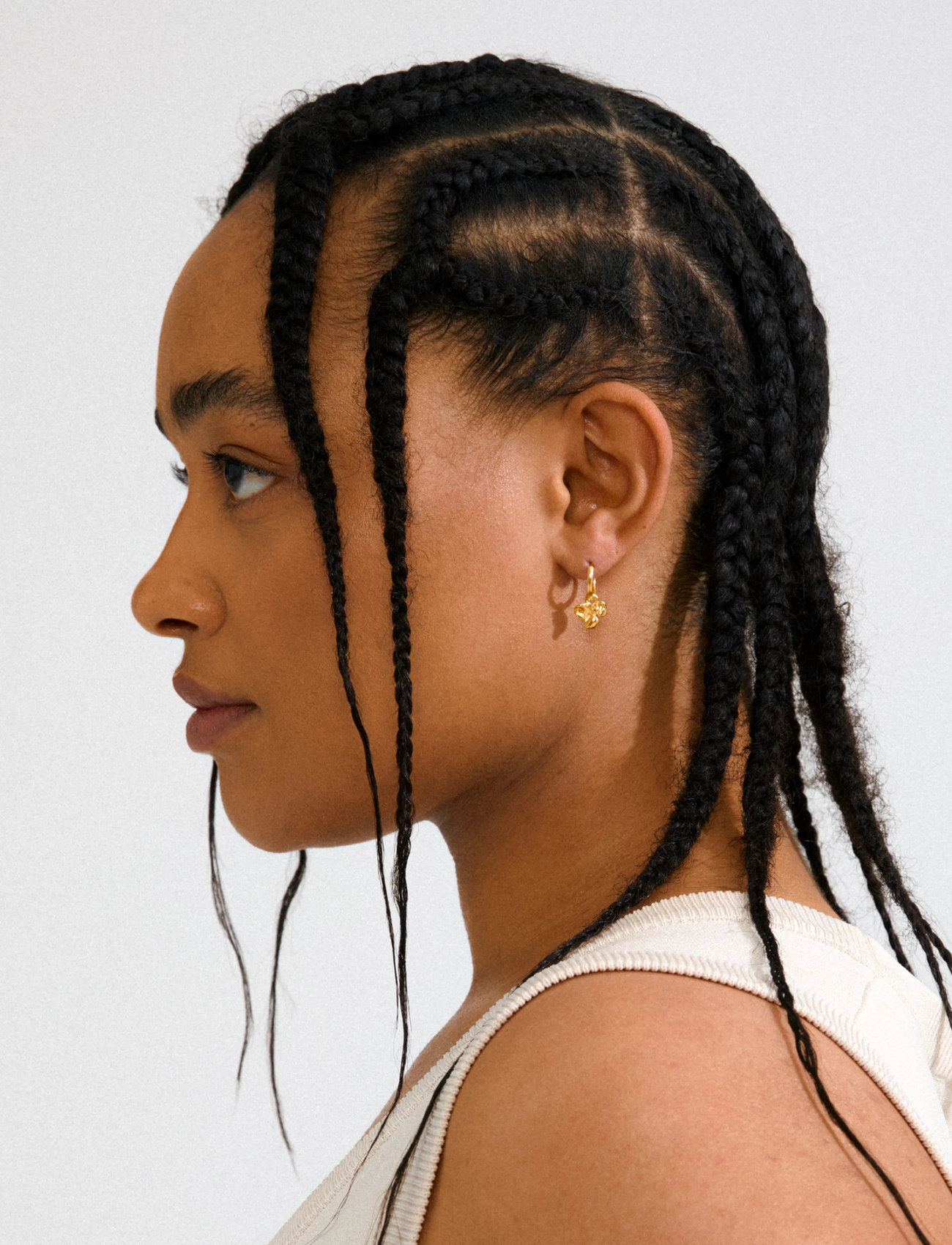 Pilgrim Luis Earrings Gold-Plated, One Size, Gold, Øreringe > Creoler, Dame