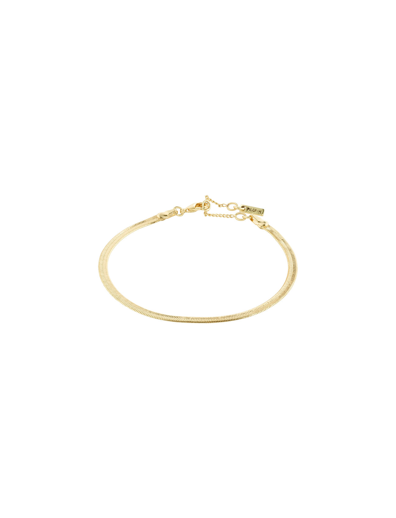 Pilgrim Joanna Recycled Flat Snake Chain Bracelet Guld