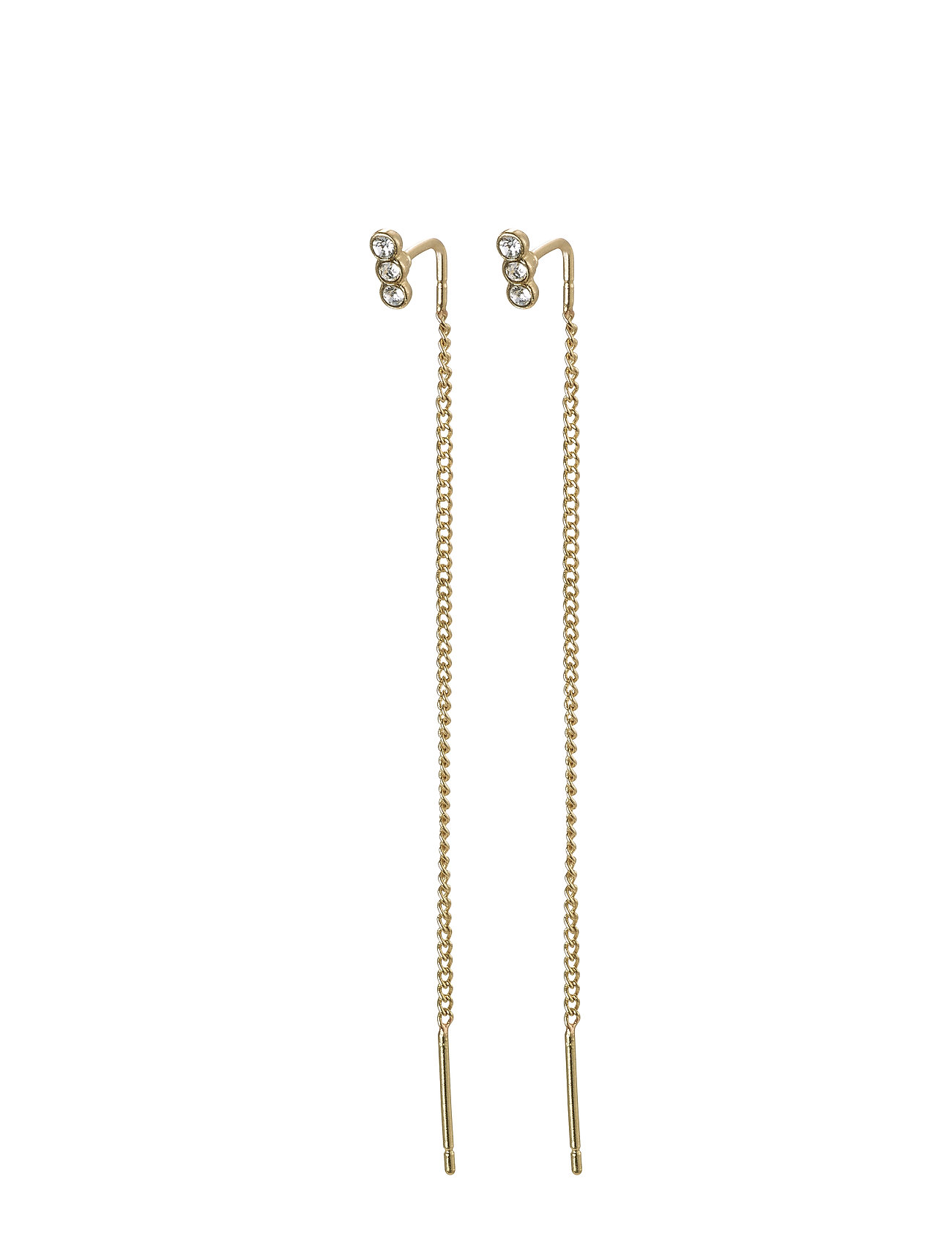 Titiana Crystal Earrings Gold Pilgrim