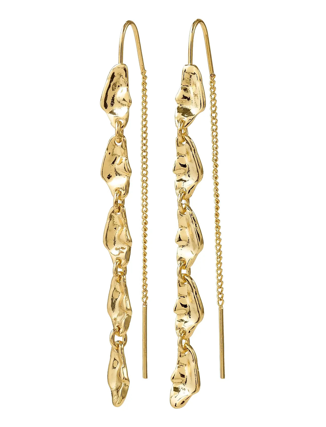 PILGRIM Eliyah Chain Ohrringe Gold-Plated Gold - One Size - Damen