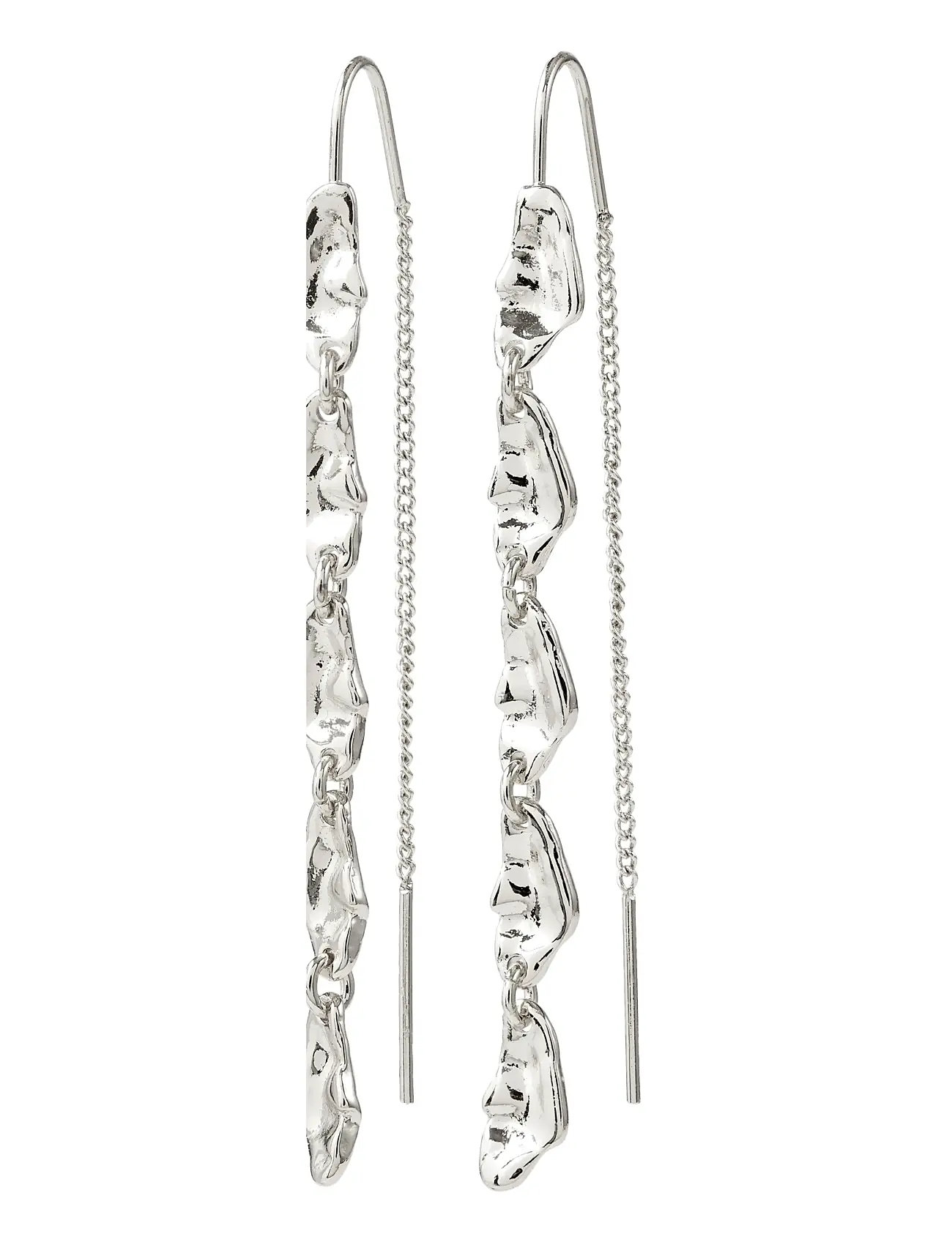 PILGRIM Eliyah Chain Ohrringe Silber-Plated Silber - One Size - Damen