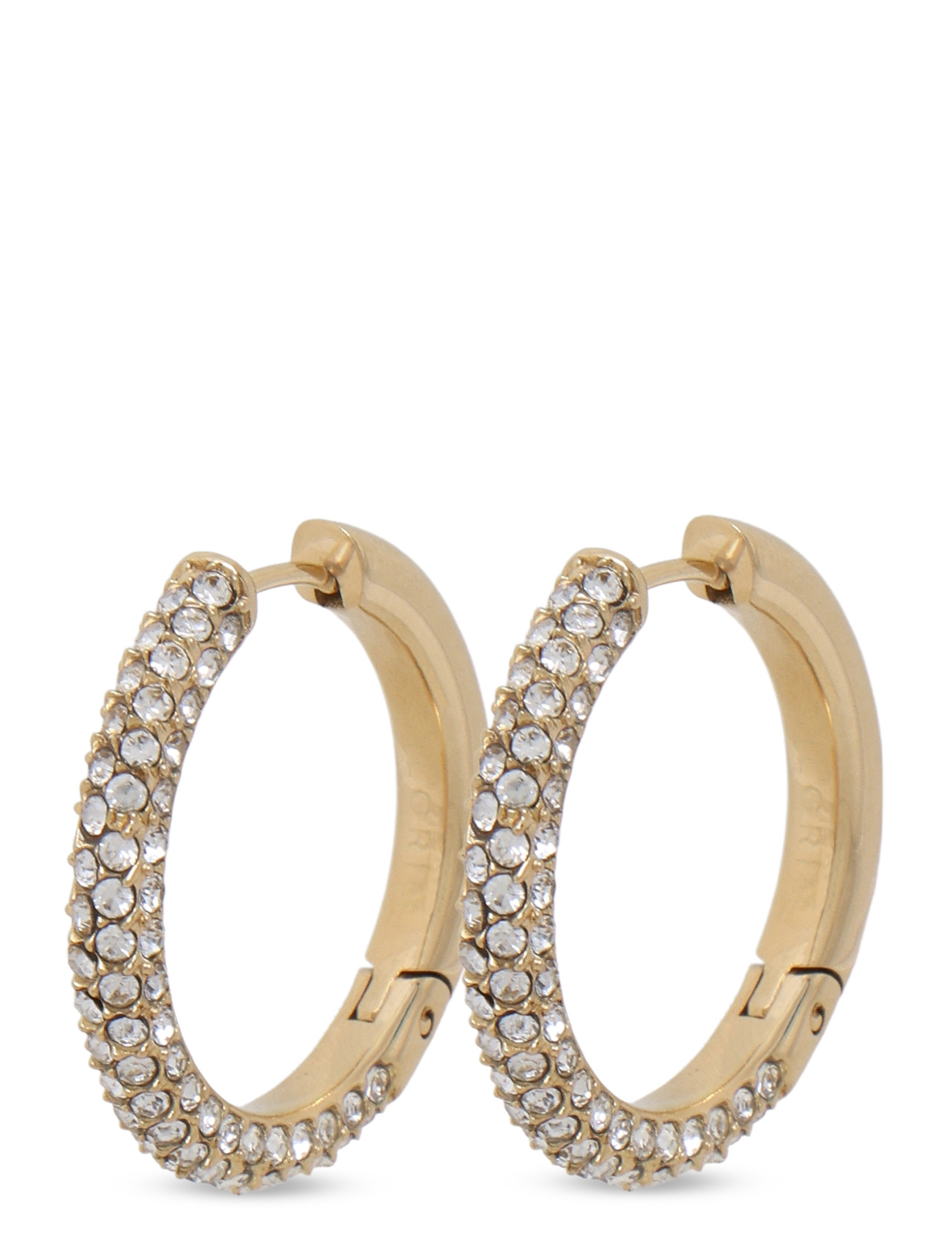 PILGRIM Tatum Large Hoops Gold-Plated Gold - One Size - Damen