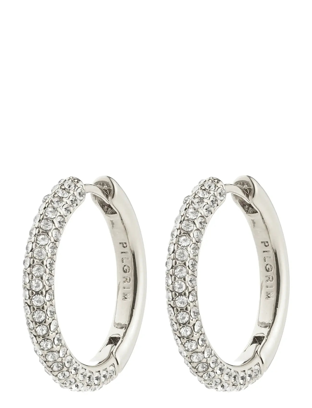 PILGRIM Tatum Large Hoops Silber-Plated Silber - One Size - Damen