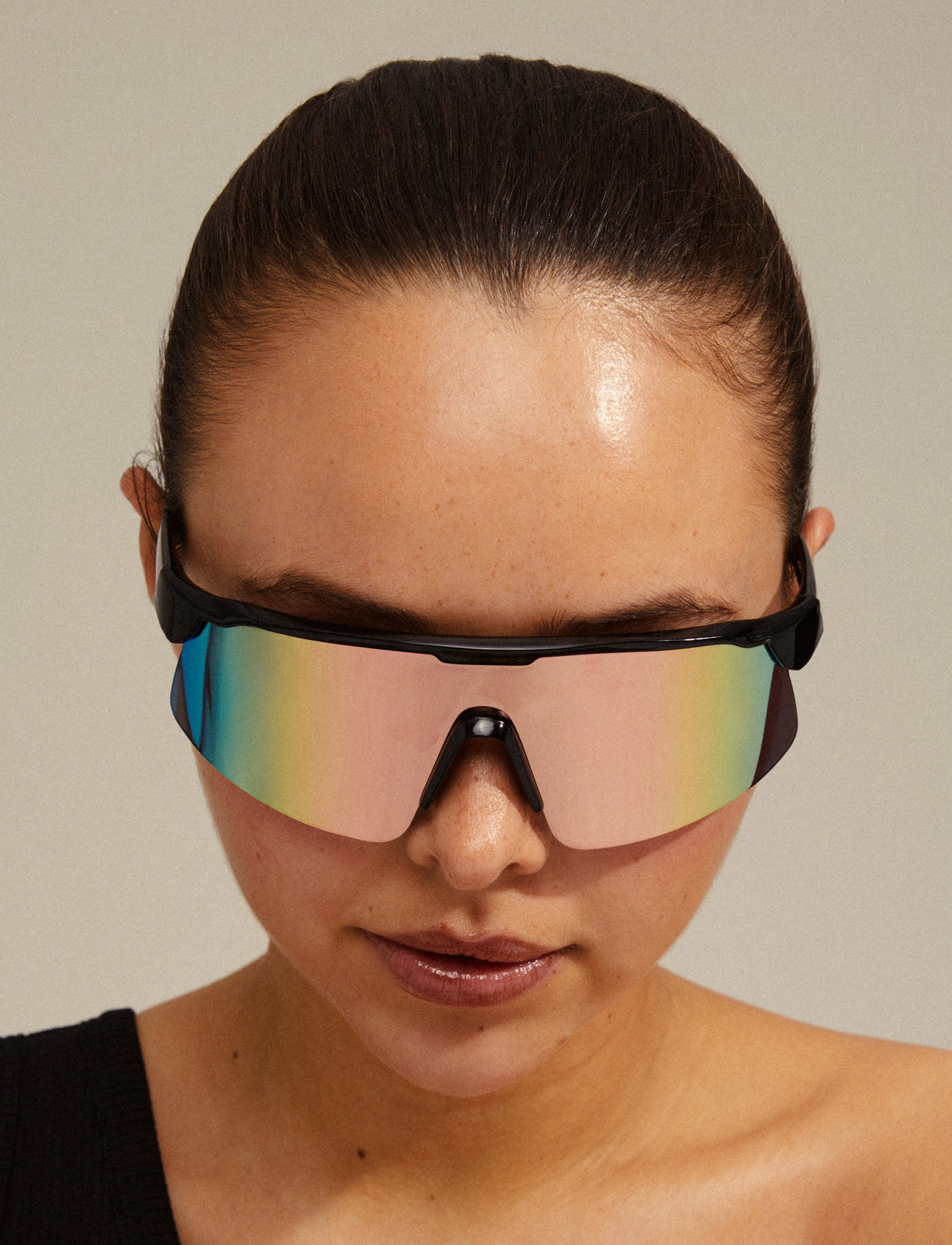 Pilgrim Deylert Sunglasses Black, One Size, Black, Tilbehør > Solbriller, Dame