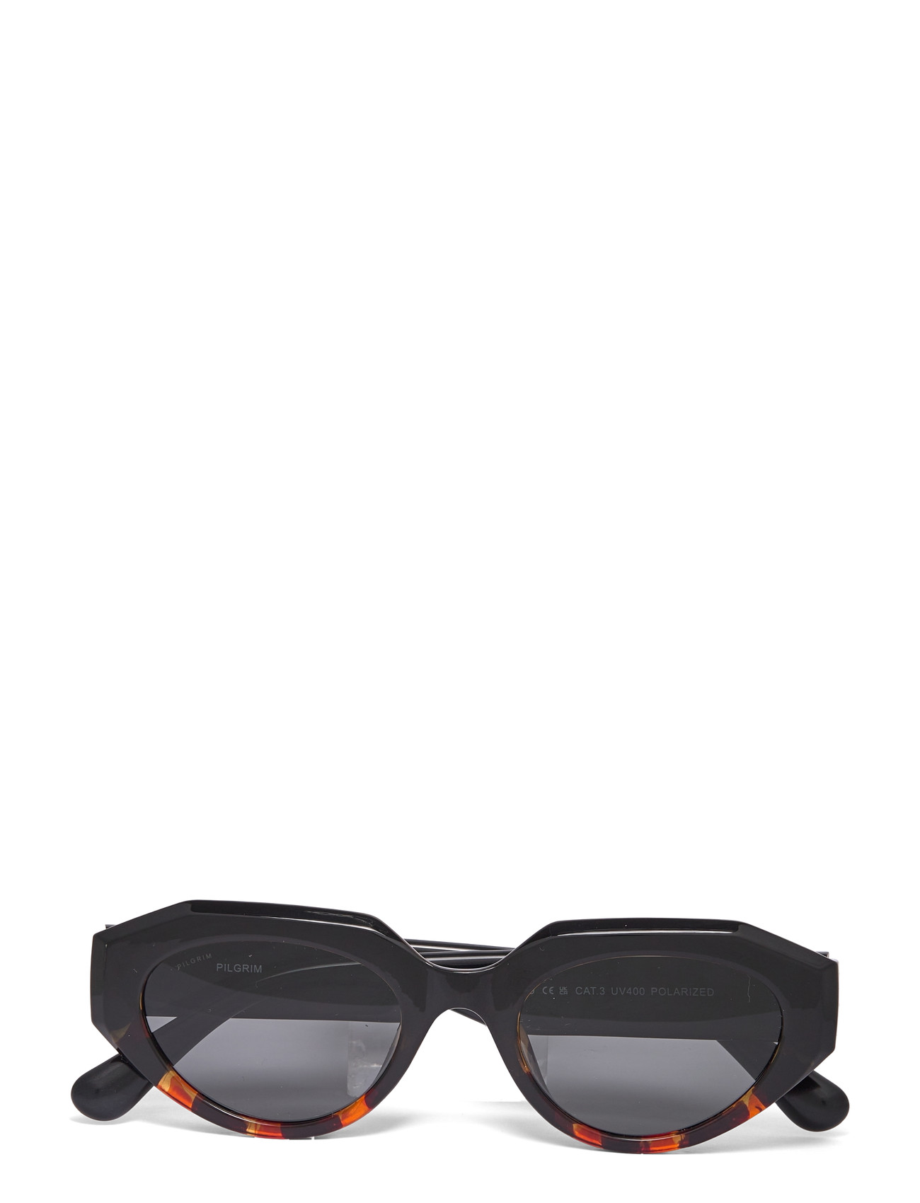 Pilgrim Alexis Sunglasses Tortoise Brown, One Size, Brown, Solbriller > Wayfarer-Solbriller Med D-Stel, Dame