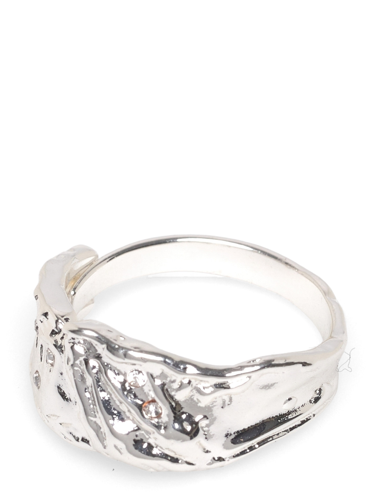 Pilgrim Sol Organic Shaped Crystal Ring Silver-Plated, One Size, Silver, Smykker > Ringe, Dame