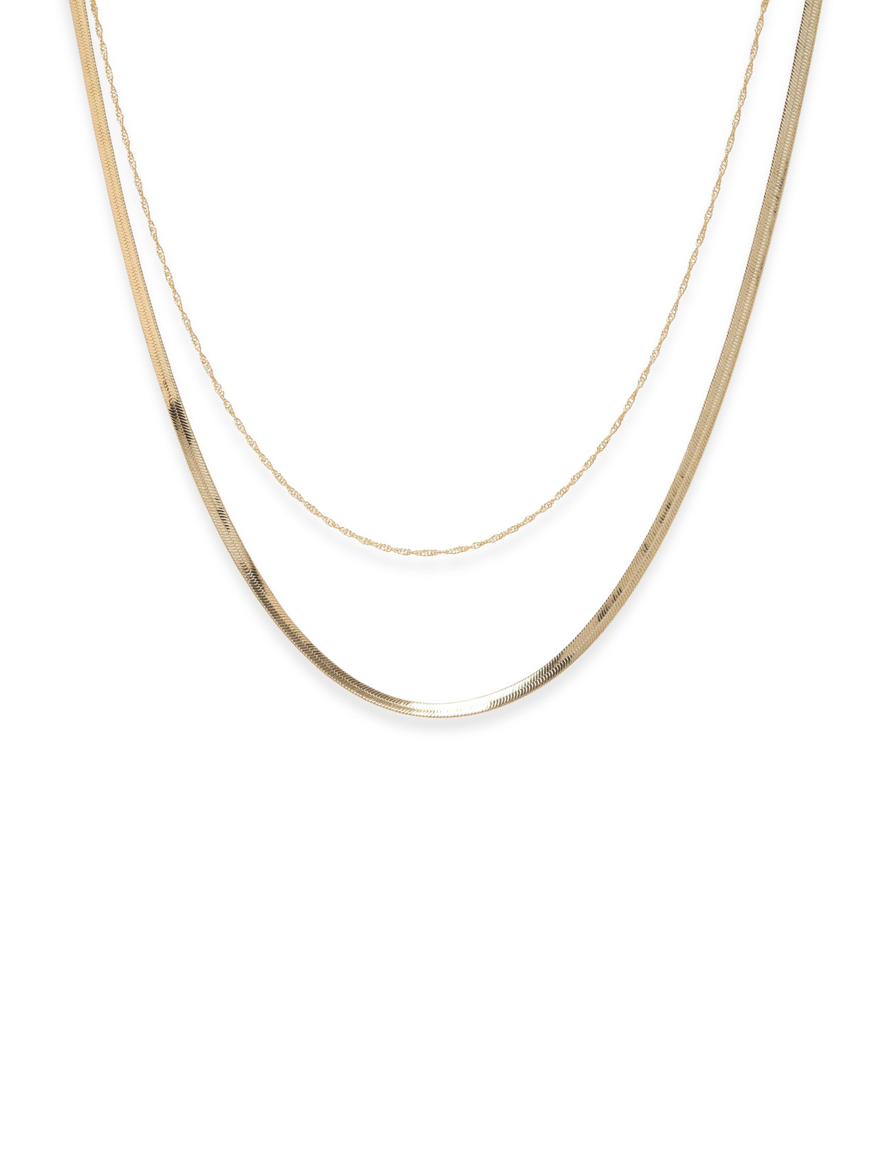 PILGRIM Ea Kette 2-In-1 Gold-Plated Gold - One Size - Damen
