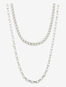 CLARITY multi purpose cable- and curb chain - kaelaketid - silver plated
