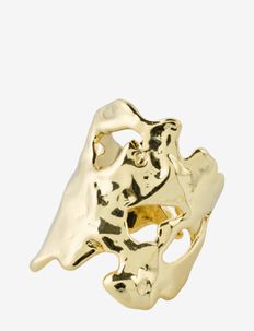 HAPPY organic shaped ring gold-plated - gredzeni - gold plated