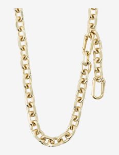 EUPHORIC cable chain necklace gold-plated - halskæder - gold plated
