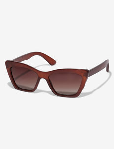 DAKOTA angular cat-eye shaped sunglasses brown - cateye - brown