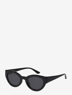 JUNA recycled cat-eye sunglasses black - cateye - black