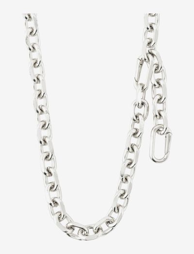 EUPHORIC cable chain necklace silver-plated - chain necklaces - silver plated