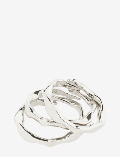 WYATT recycled rings, 3 in a set