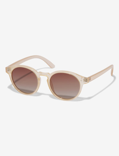 KYRIE round shaped sunglasses nude - rund ramme - nude