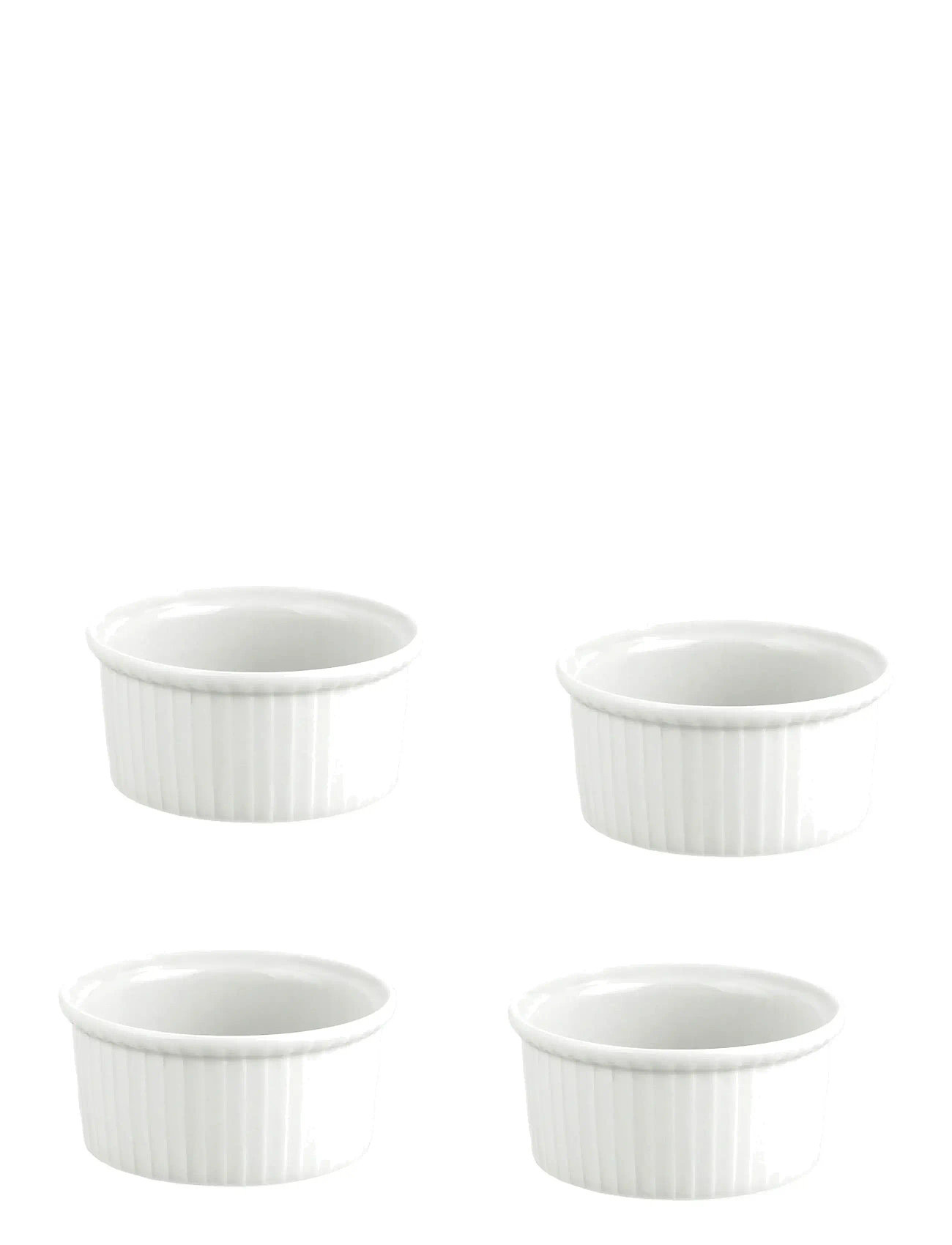 Pillivuyt Ramekin Lav Nr. 1 Serie Originale 4 Stk., 15CL 9X 4 cm, White, Skåle > Morgenmadsskåle, Unisex