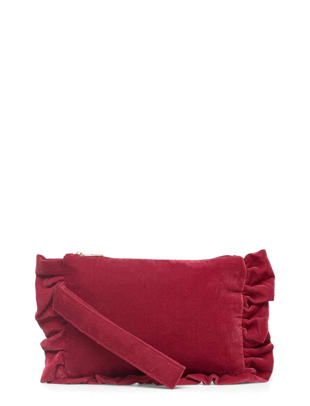 Pipol's Bazaar Velvet Clutch Dream Rusty Red, One Size, Red, Tasker > Clutches, Dame