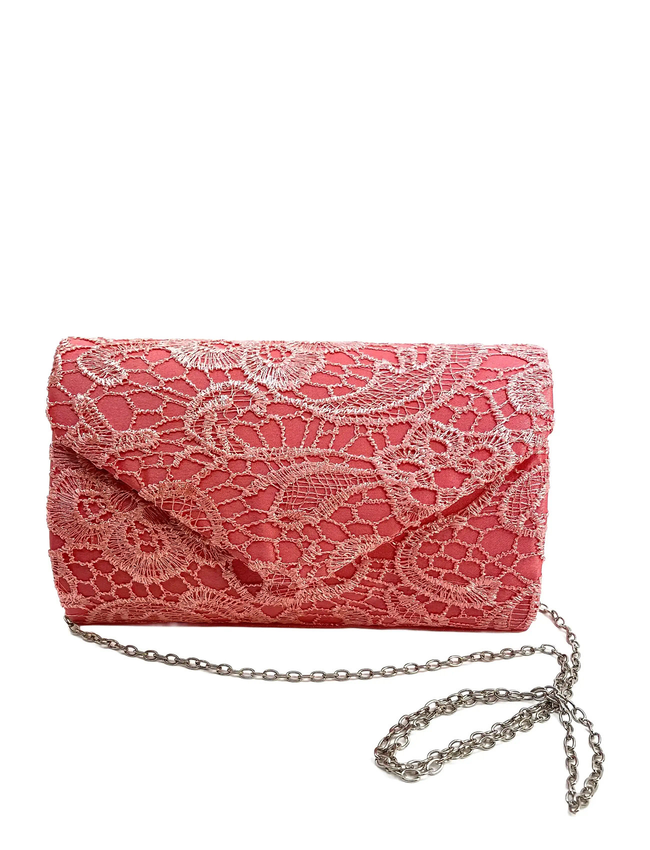 Pipol's Bazaar Laila Lace Clutch Pink, One Size, Pink, Tasker > Clutches, Dame