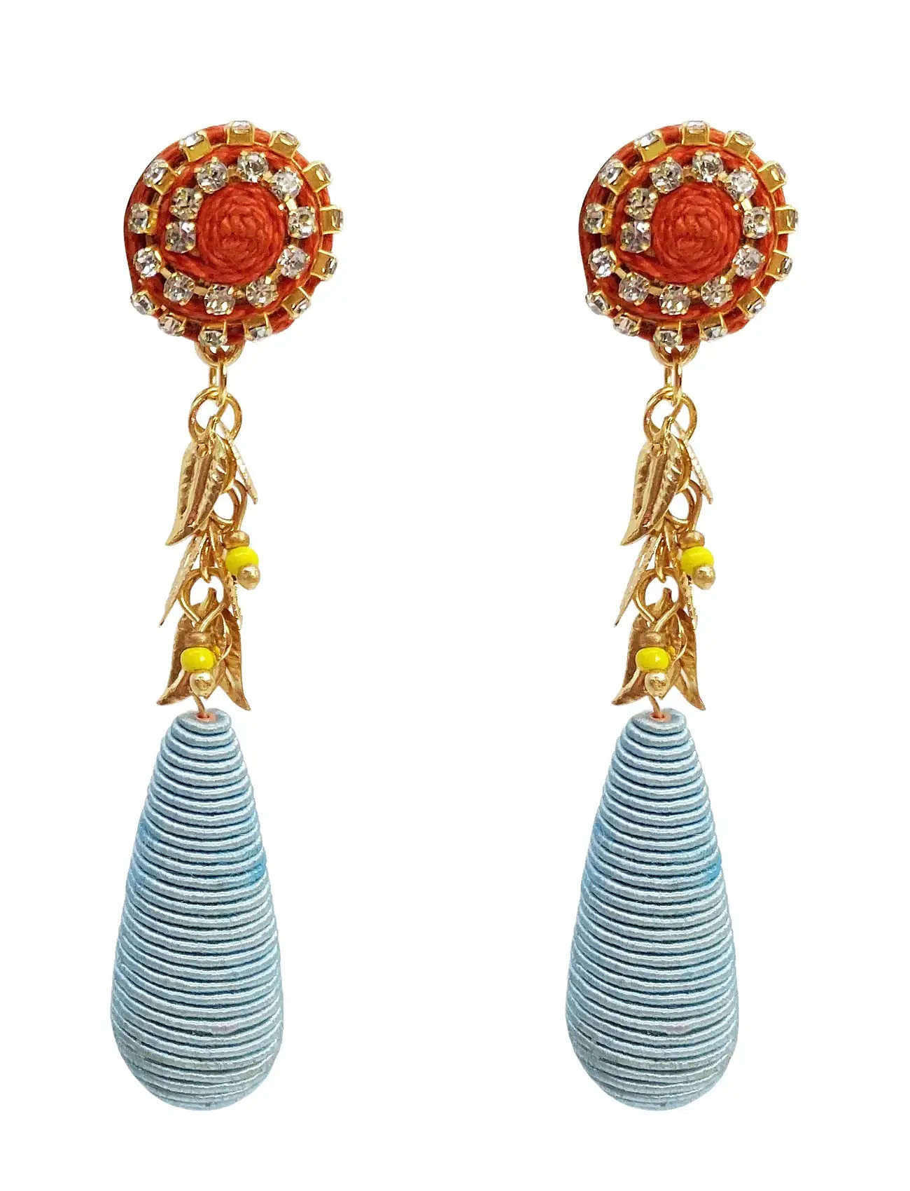 PIPOL'S BAZAAR Mira Festive Ear Blau Patterned - One Size - Damen