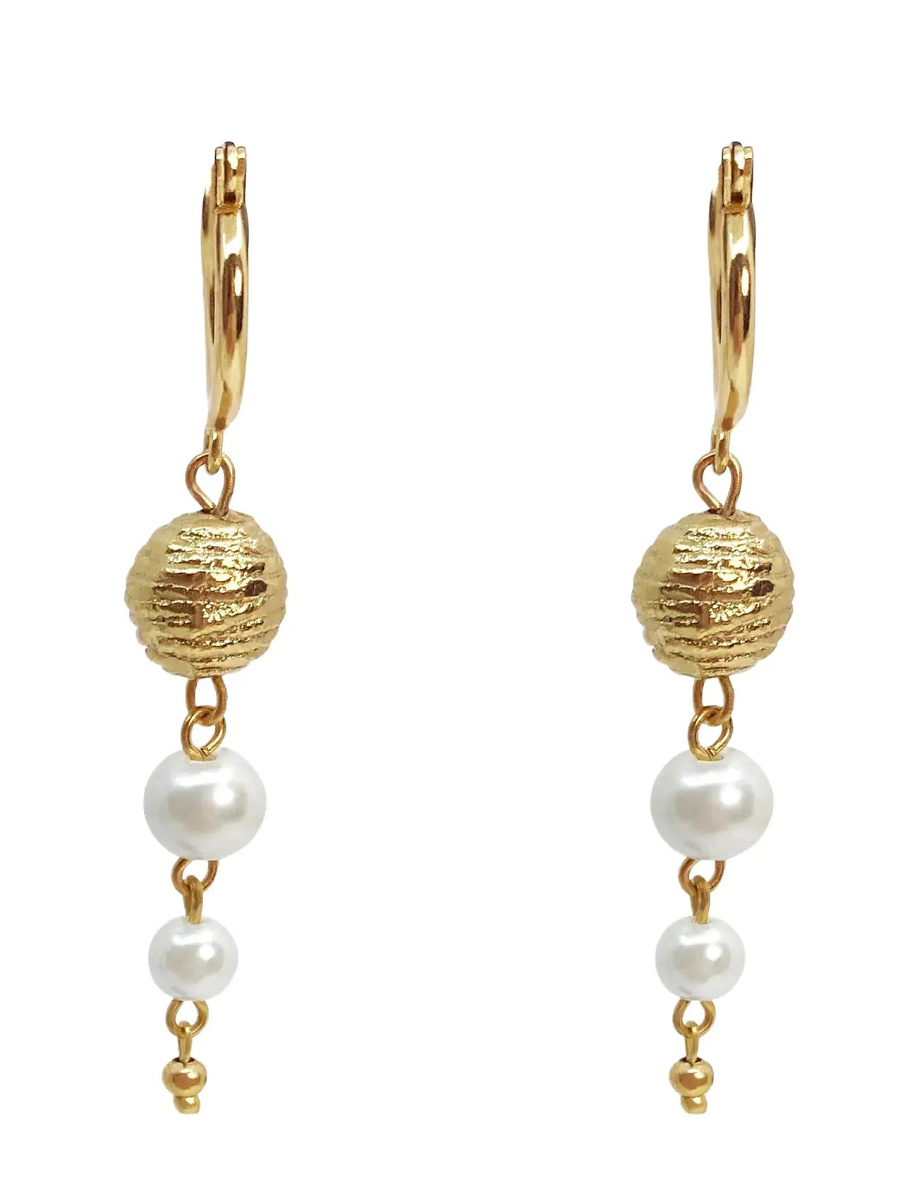 PIPOL'S BAZAAR Mira Trio Ear Pearl Gold Gold - One Size - Damen