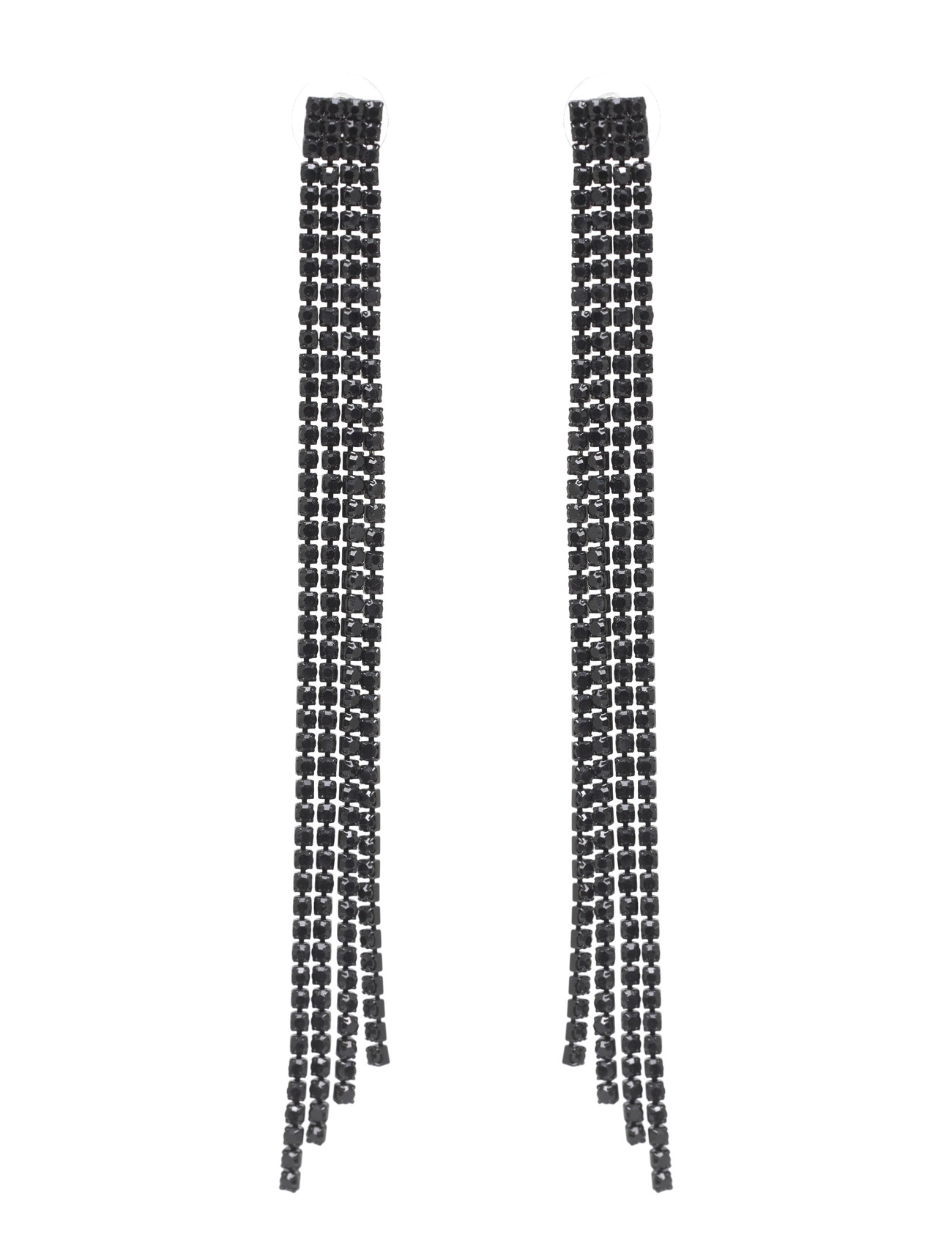 PIPOL'S BAZAAR Chiara Ear Long Schwarz Schwarz - One Size - Damen