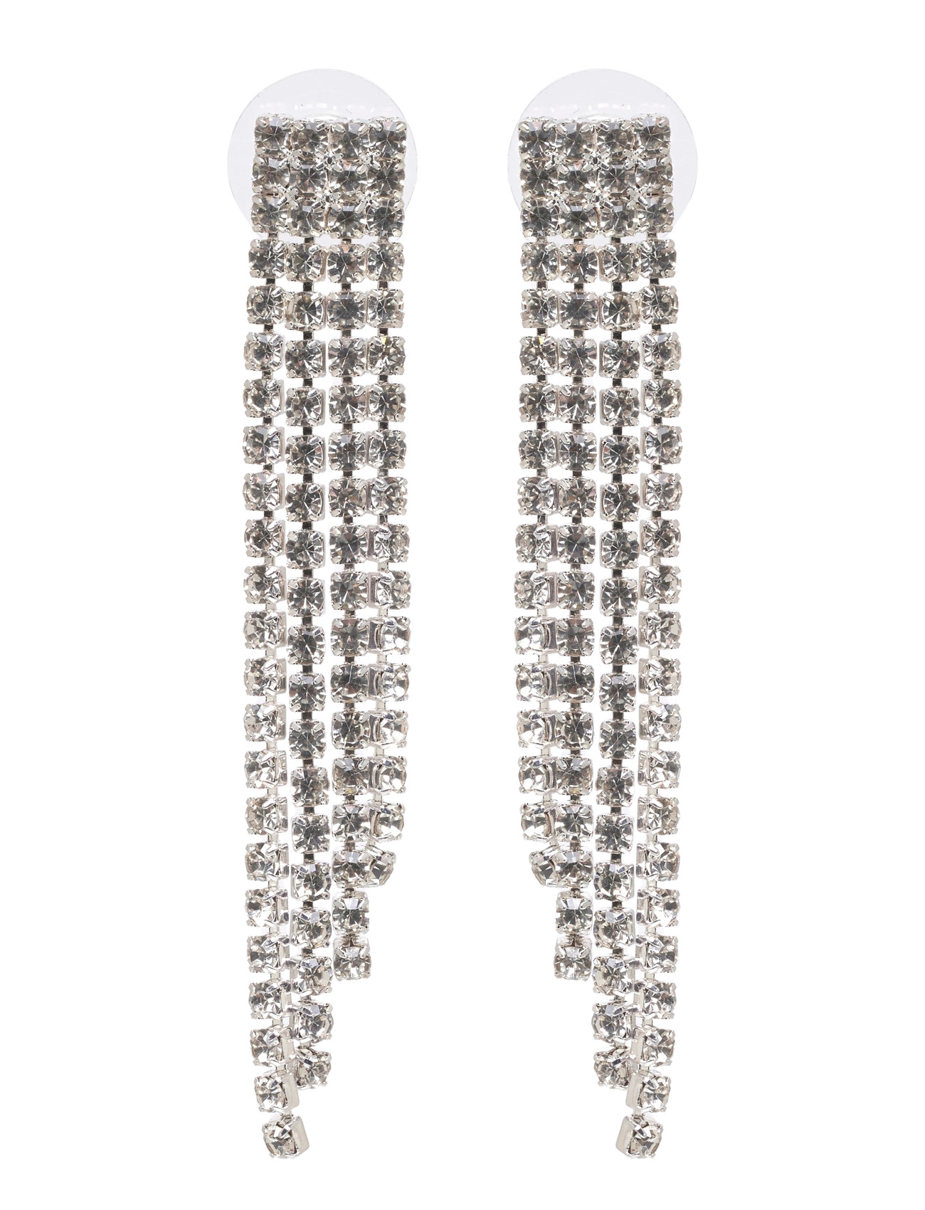 Pipol's Bazaar Chiara Ear Med Silver, One Size, Silver, Earrings > Statement Earrings, Dame