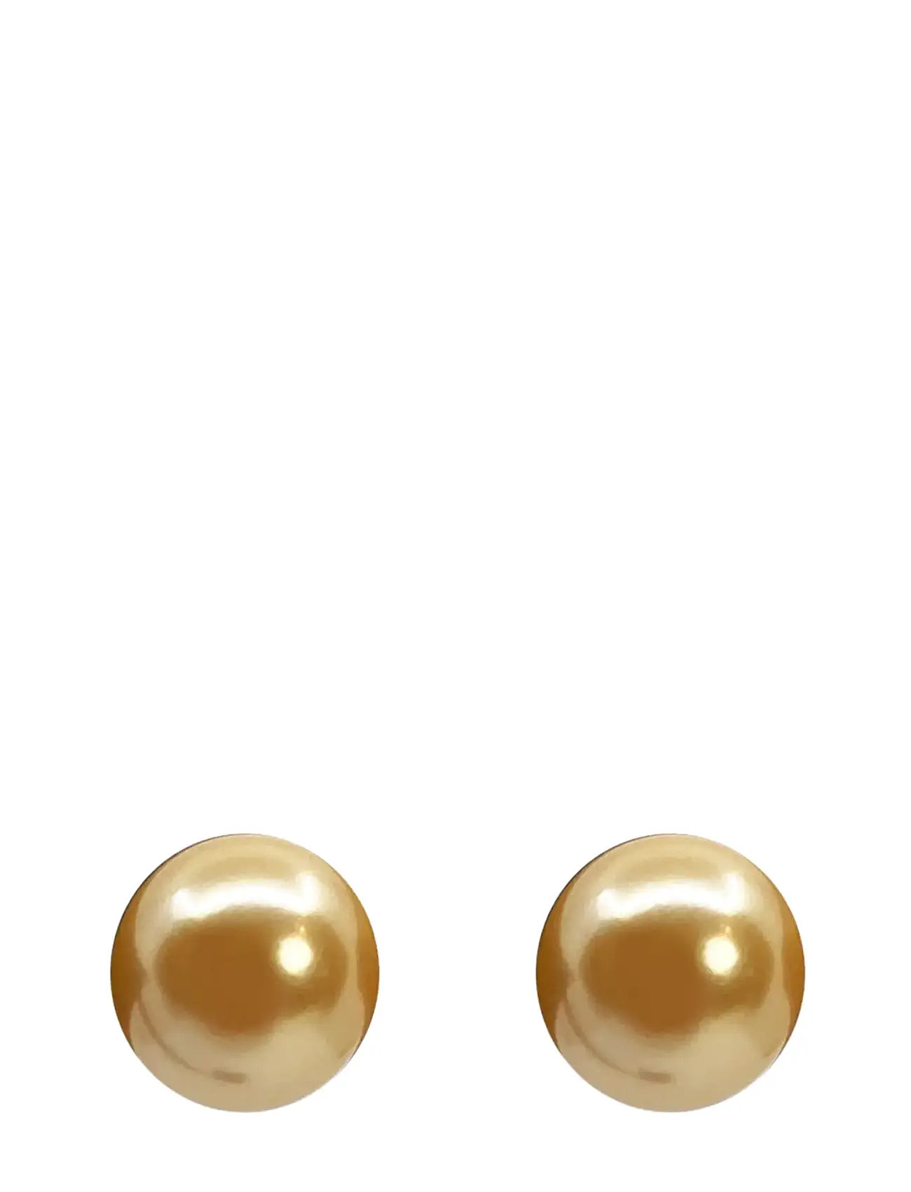 PIPOL'S BAZAAR Malou Ear 10 Mm Golden Shell Gold - One Size - Damen